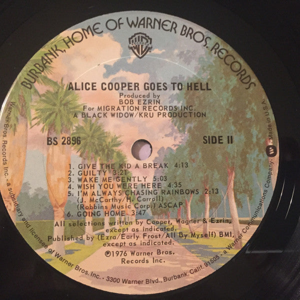 Alice Cooper (2) : Goes To Hell (LP, Album, Pit)