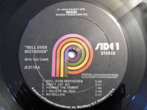 Jerry Lee Lewis : Roll Over Beethoven !!! (LP, Comp)