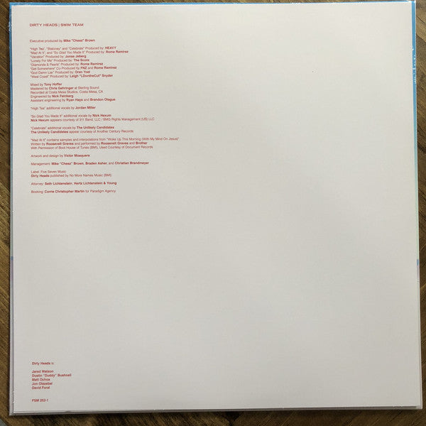 Dirty Heads* : Swim Team (LP, Album, Red)