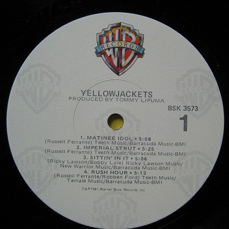 Yellowjackets : Yellowjackets (LP, Album, Jac)