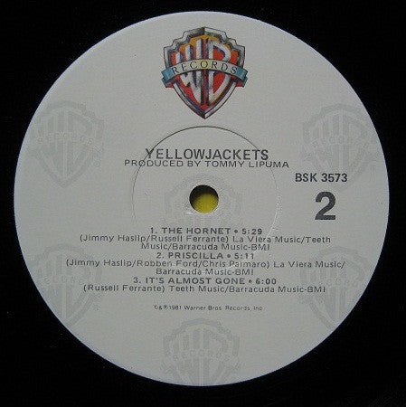 Yellowjackets : Yellowjackets (LP, Album, Jac)