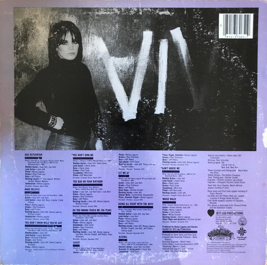 Joan Jett : Bad Reputation (LP, Album, RE, Gol)