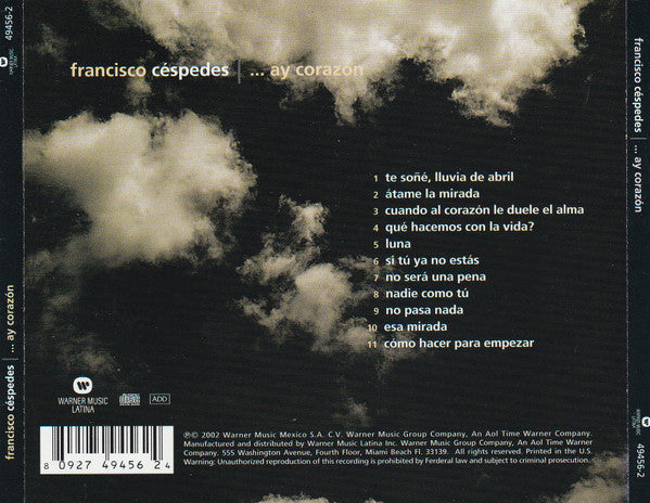 Francisco Céspedes : ....Ay Corazón (CD, Album)