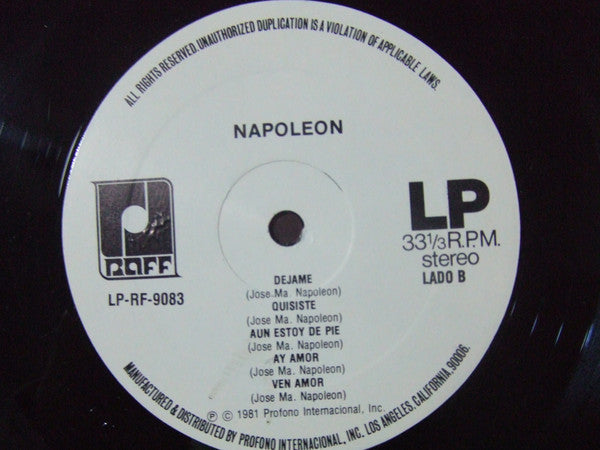 José María Napoleón : Celos (LP, Album)