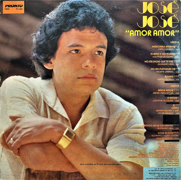 José José : Amor Amor (LP, Album)