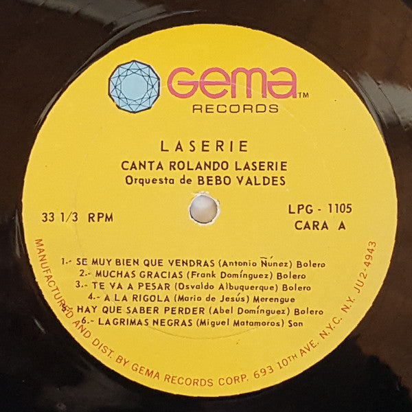 Rolando La Serie : La'Serie Vol II (LP, Album, Mono, RE, Lam)