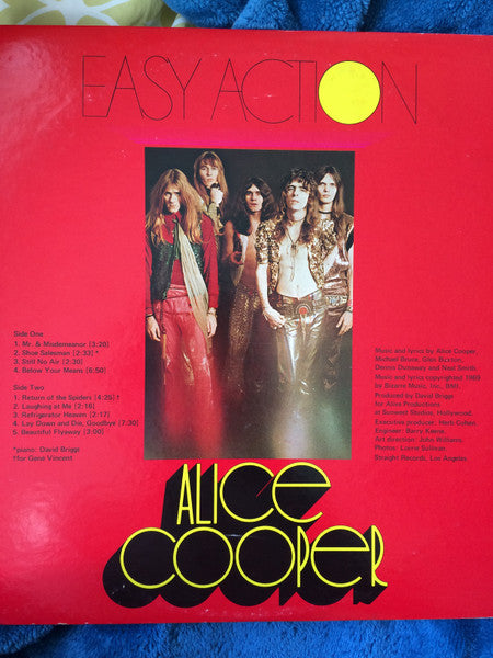 Alice Cooper : Easy Action (LP, Album, Gat)