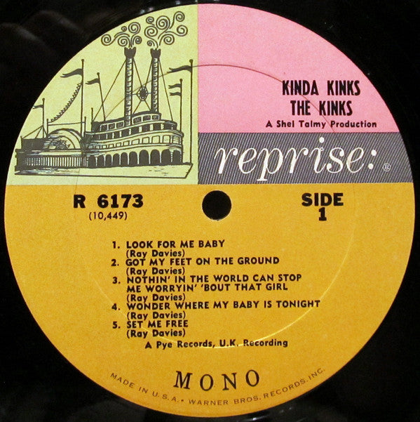 The Kinks : Kinda Kinks (LP, Album, Mono, Ter)