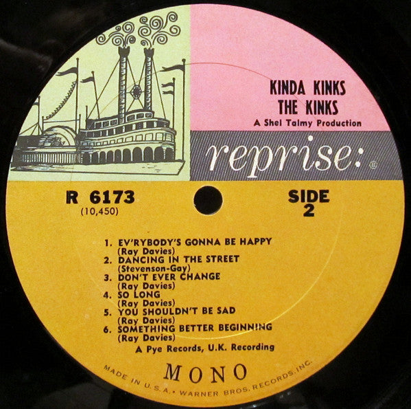 The Kinks : Kinda Kinks (LP, Album, Mono, Ter)