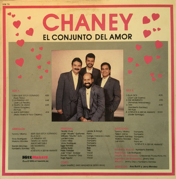 Chaney* : El Conjunto Del Amor (LP, Album)