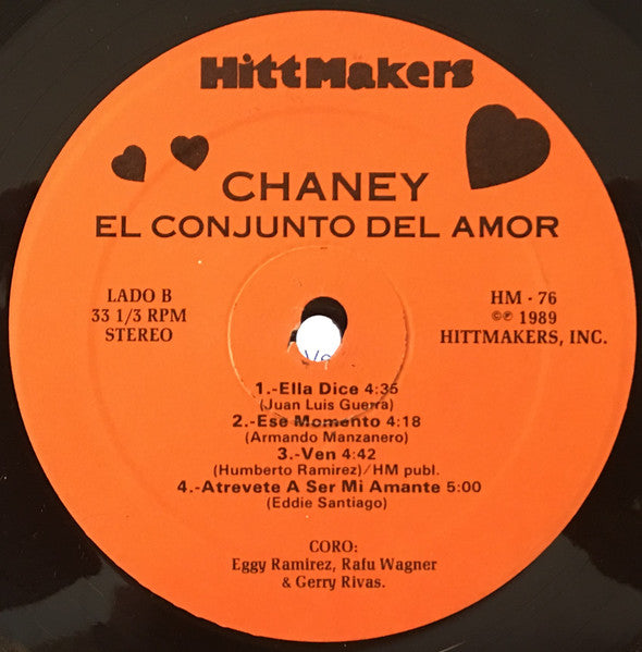 Chaney* : El Conjunto Del Amor (LP, Album)