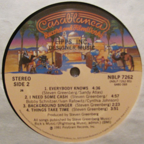Lipps, Inc. : Designer Music (LP, Album, PRC)