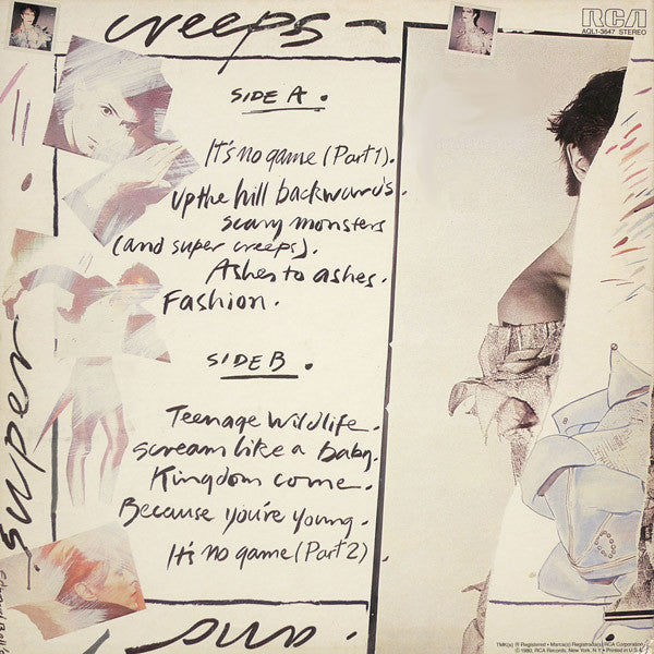 david bowie scary monsters lp Buy David Bowie : Scary Monsters (LP, Album, Ind) Online for a great price – Lulo Records