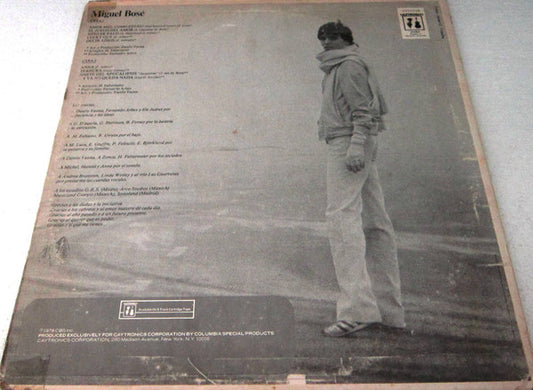 Miguel Bosé - Miguel Bosé vinyl record, LP (Very Good Plus (VG+)) | Lulo Records