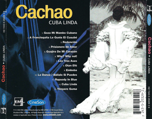 Cachao : Cuba Linda (CD, Album)