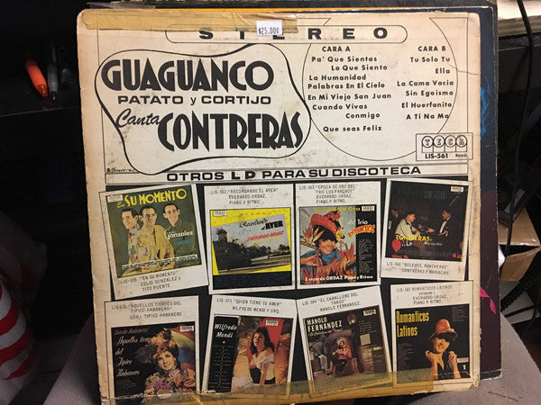 Carlos "Patato" Valdes Y Cortijo Canta: Orlando Contreras : Guaguanco (LP, Album)