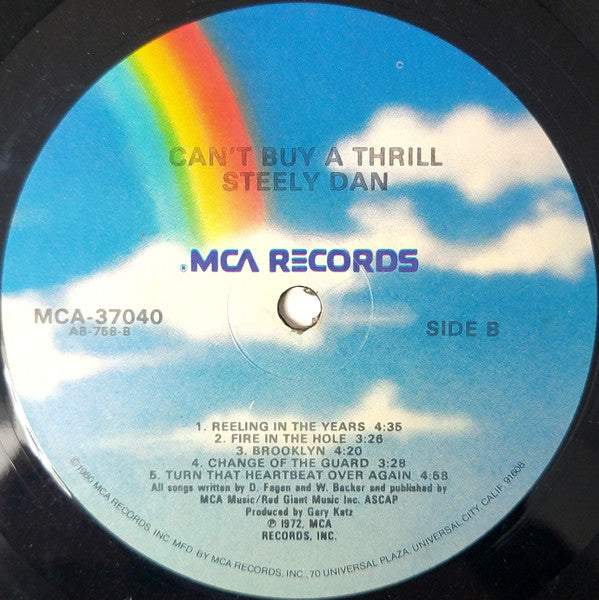 Steely Dan : Can't Buy A Thrill (LP, Album, RE, Glo)