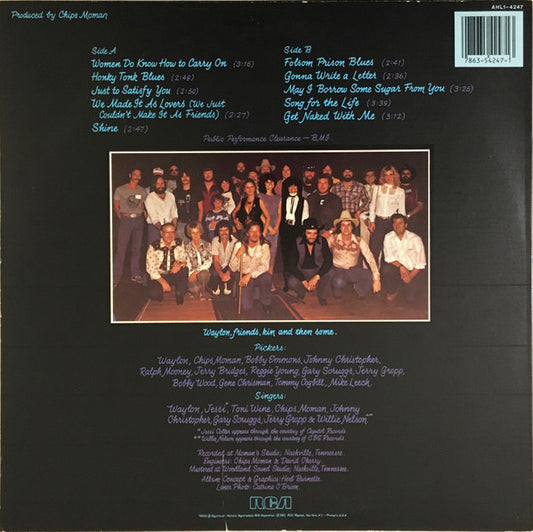 Waylon Jennings - Black On Black vinyl record, LP (Near Mint (NM or M-)) | Lulo Records