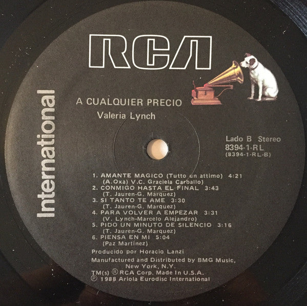 Valeria Lynch : A Cualquier Precio (LP, Album)