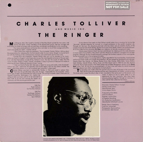 Charles Tolliver And Music Inc.* : The Ringer (LP, Album, Promo, RE)