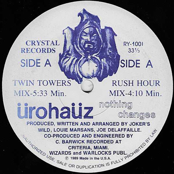 Ürohaüz : Nothing Changes (12")