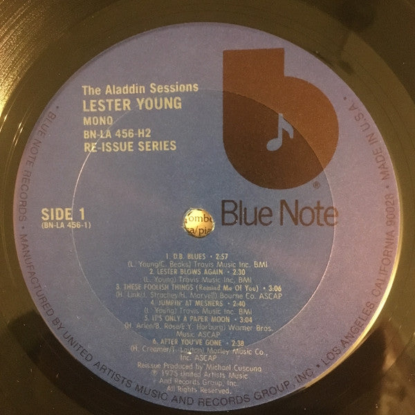 Lester Young : The Aladdin Sessions (2xLP, Comp, Mono)