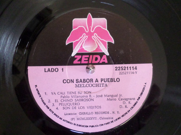 Melcochita : Con Sabor A Pueblo (LP, Album)