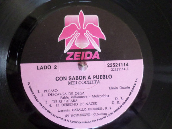 Melcochita : Con Sabor A Pueblo (LP, Album)