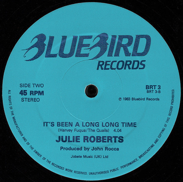 Julie Roberts* : Fool For You c/w It's Been A Long Long Time (12")