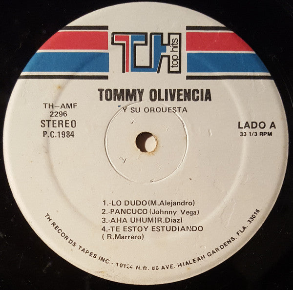 Tommy Olivencia Y Su Orquesta Cantantes: Frankie Ruiz & Hector Tricoche : Celebrando Otro Aniversario (LP, Album)