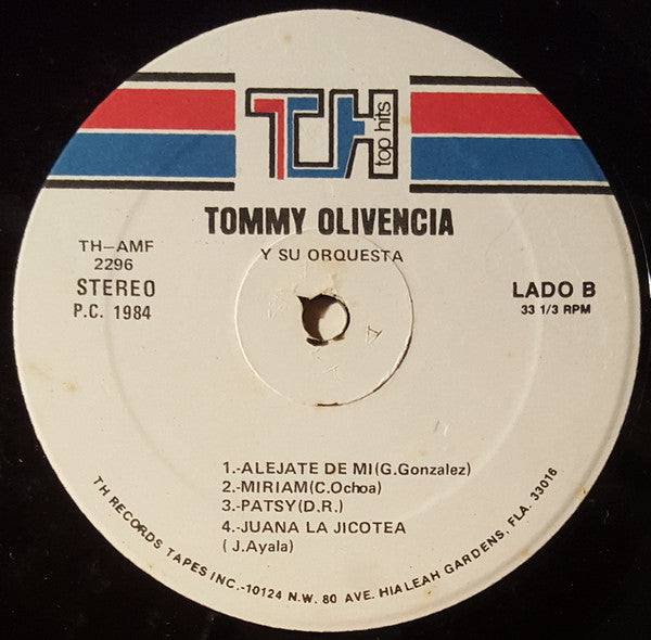 Tommy Olivencia Y Su Orquesta Cantantes: Frankie Ruiz & Hector Tricoche : Celebrando Otro Aniversario (LP, Album)