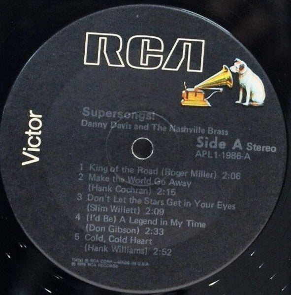 Danny Davis & The Nashville Brass : Supersongs (LP, Album)