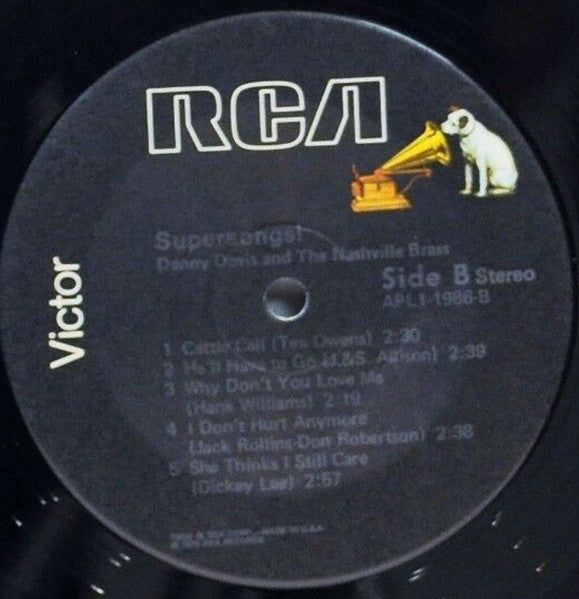 Danny Davis & The Nashville Brass : Supersongs (LP, Album)