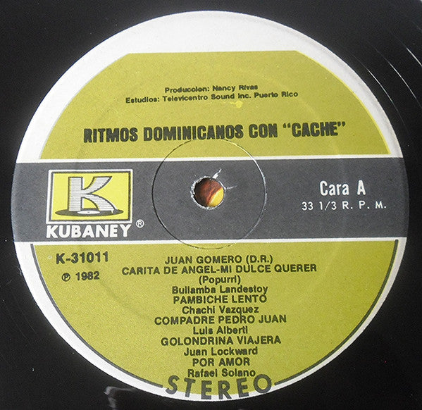 Various : Ritmos Dominicanos Con Caché (LP)