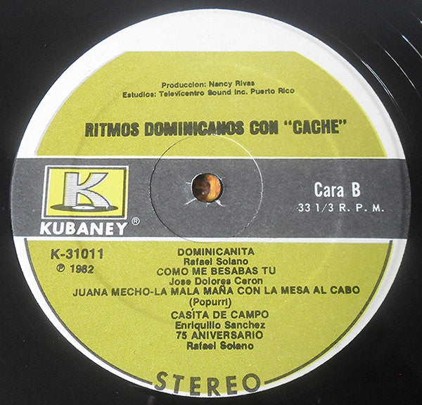Various : Ritmos Dominicanos Con Caché (LP)