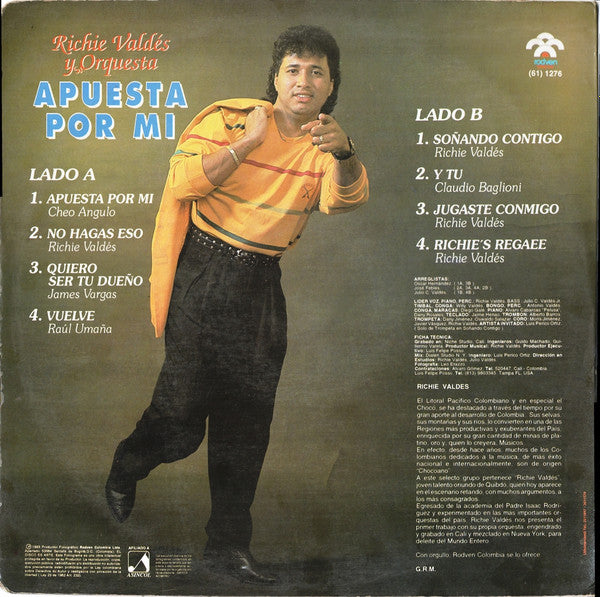 Richie Valdés y Su Orquesta : Apuesta Por Mi (LP, Album)