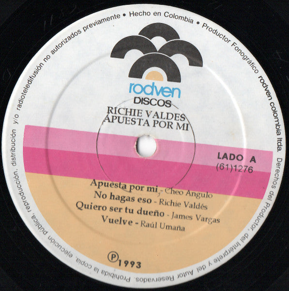 Richie Valdés y Su Orquesta : Apuesta Por Mi (LP, Album)