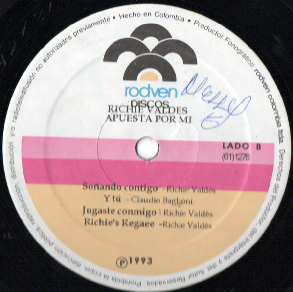 Richie Valdés y Su Orquesta : Apuesta Por Mi (LP, Album)