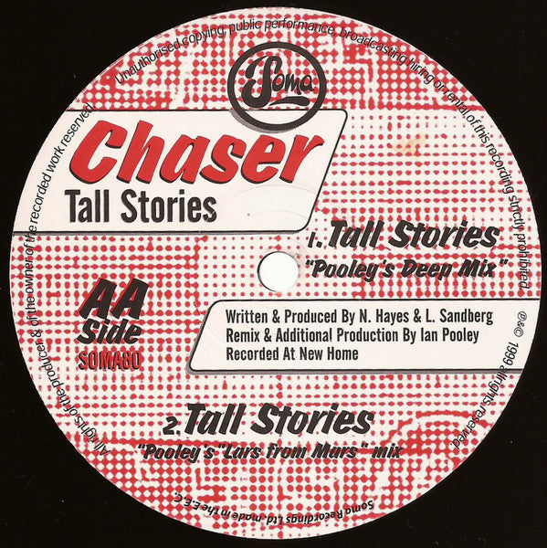 Chaser : Tall Stories (Ian Pooley Remixes) (12", Single)