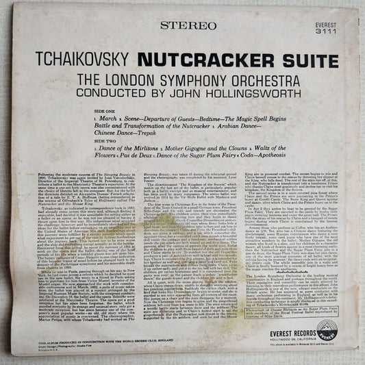 Pyotr Ilyich Tchaikovsky . Sinfonia Of London Conducted By John Hollingsworth - Nutcracker Suite vinyl record, LP (Mint (M)) | Lulo Records