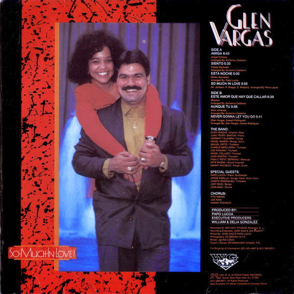 Glen Vargas (2) : So Much Love (LP, Album)