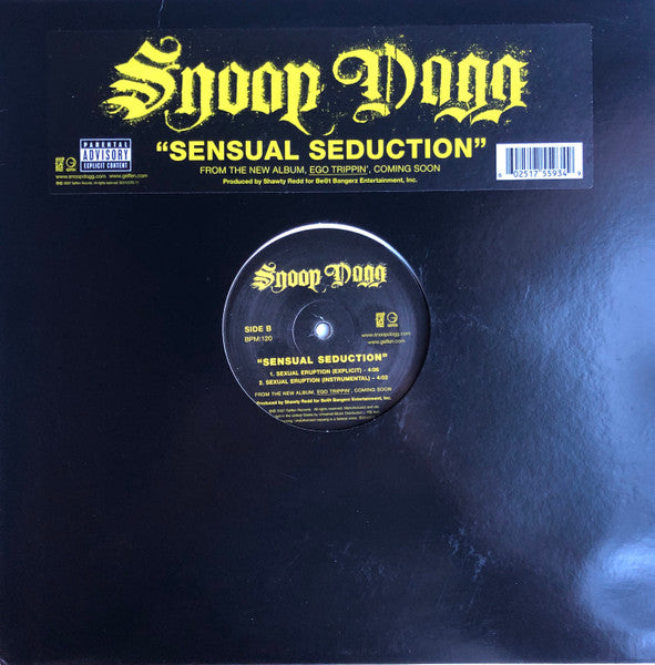 Snoop Dogg : Sensual Seduction (12")