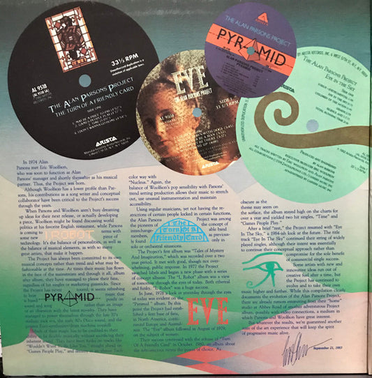The Alan Parsons Project - The Best Of The Alan Parsons Project vinyl record, LP (Mint (M)) | Lulo Records