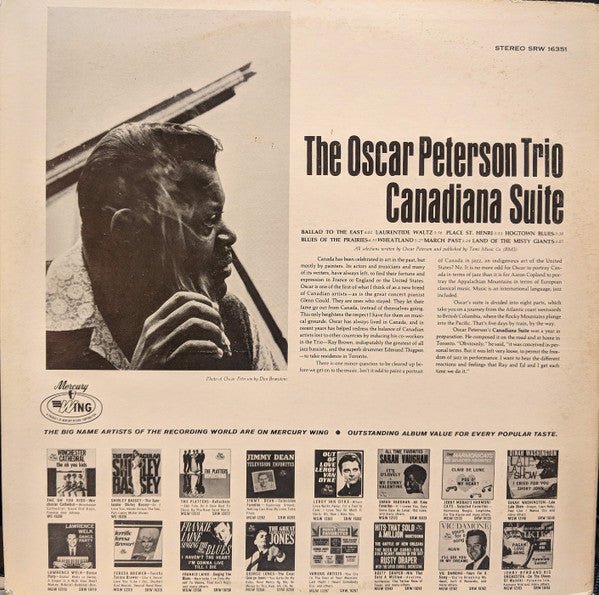 The Oscar Peterson Trio : Canadiana Suite (LP, Album, Mer)