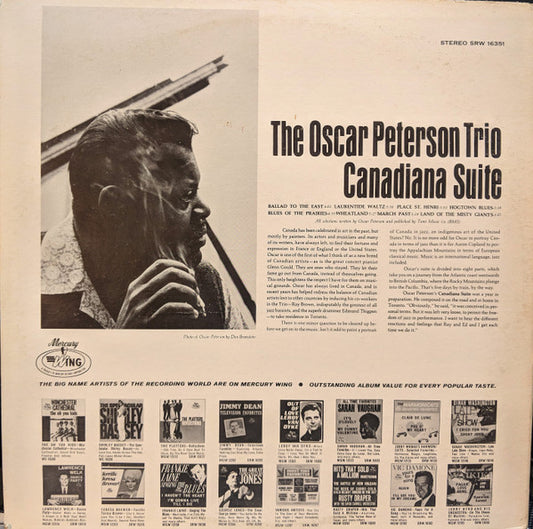 The Oscar Peterson Trio : Canadiana Suite (LP, Album, Mer)
