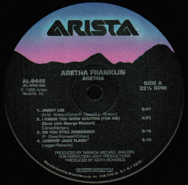 Aretha Franklin : Aretha (LP, Album, Club, Col)