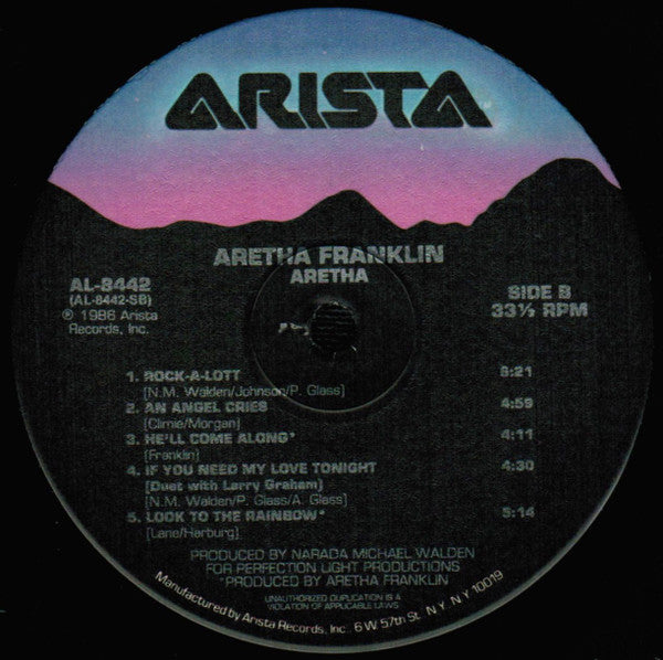 Aretha Franklin : Aretha (LP, Album, Club, Col)