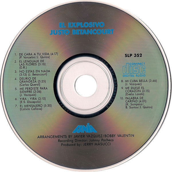 Justo Betancourt : El Explosivo (CD, Album)