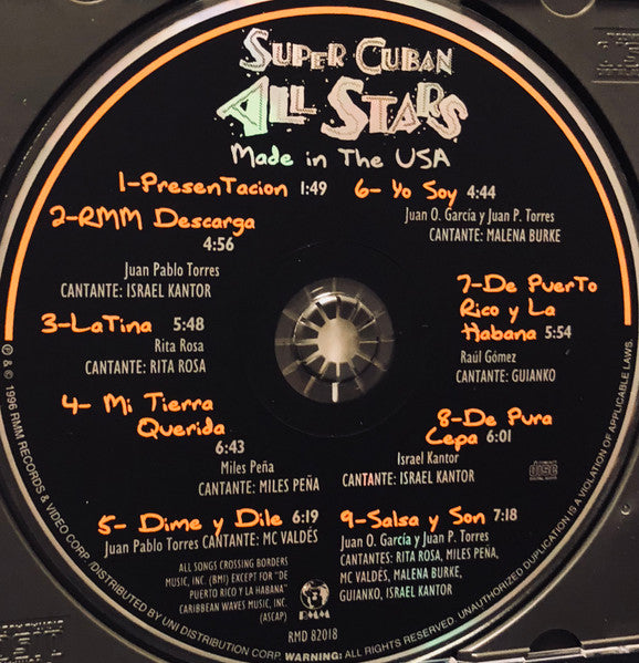 Super Cuban All Stars : Made In The USA (CD)