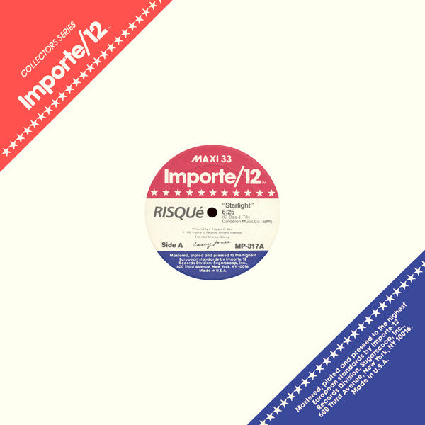 Risqué (2) : Starlight / The Girls Are Back In Town (12", Maxi)